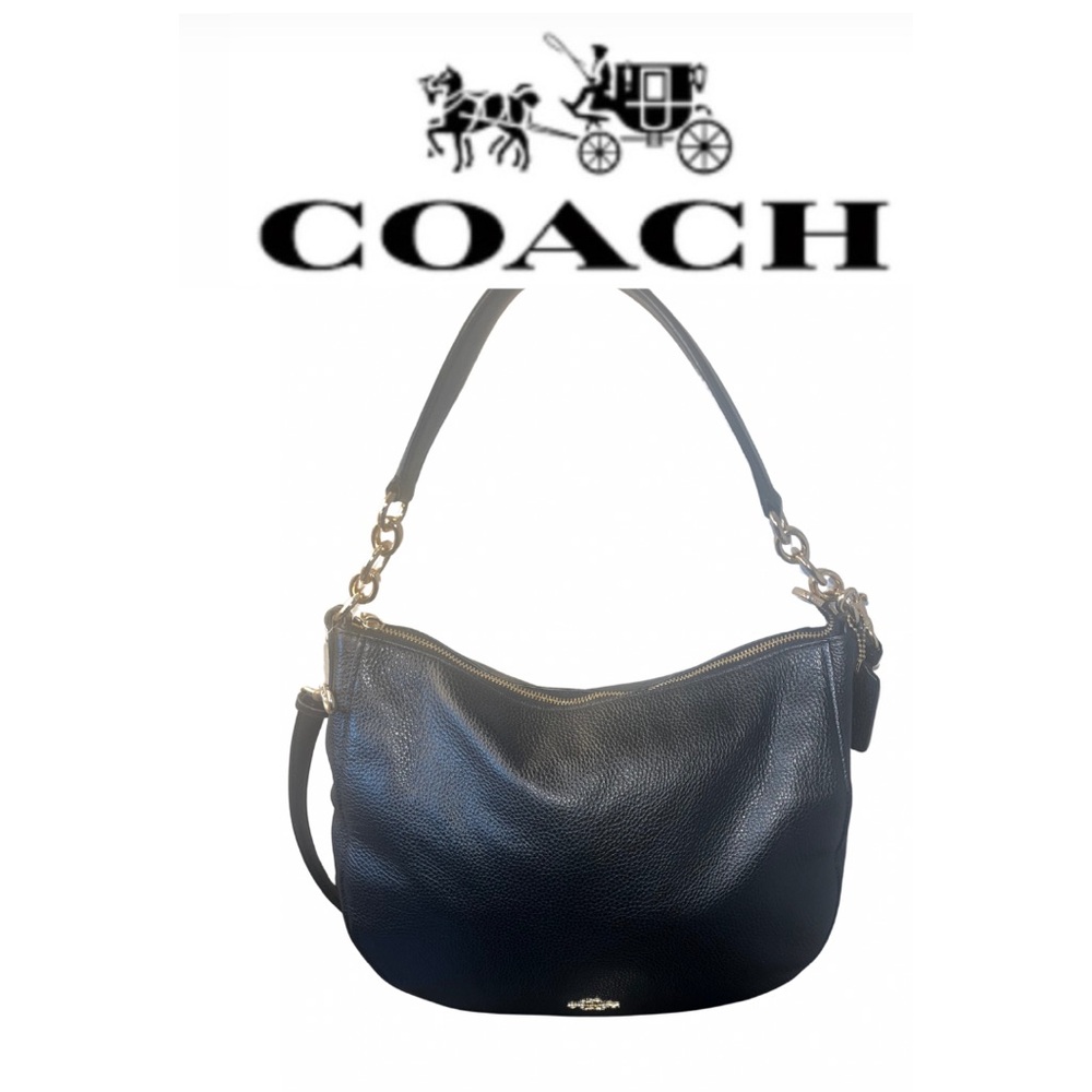 Coach Elle Pebble Leather Hobo Bag